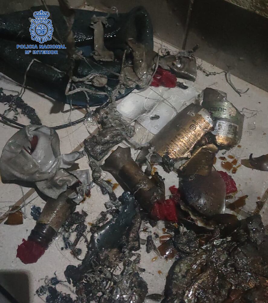 Imagen de los daños causados en la vivienda