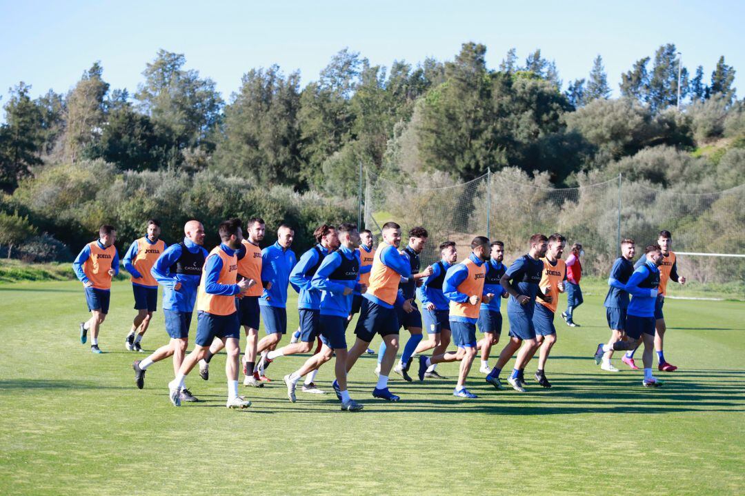 Entrenamiento del Xerez CD en Montecastillo