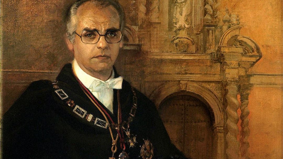 José Vida Soria como rector de la Universidad de Granada