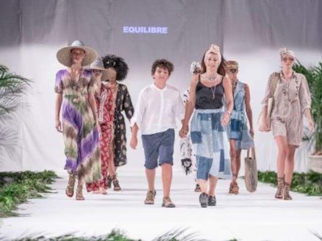 Un momento durante la pasarela