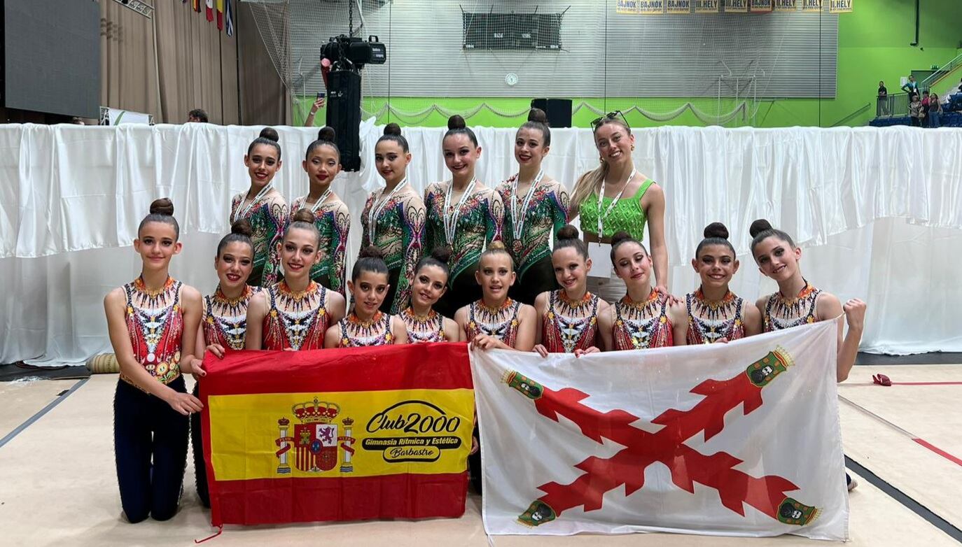 Equipos Hindús y Marios del Club 2000 de Barbastro. Foto: Mirian Martín