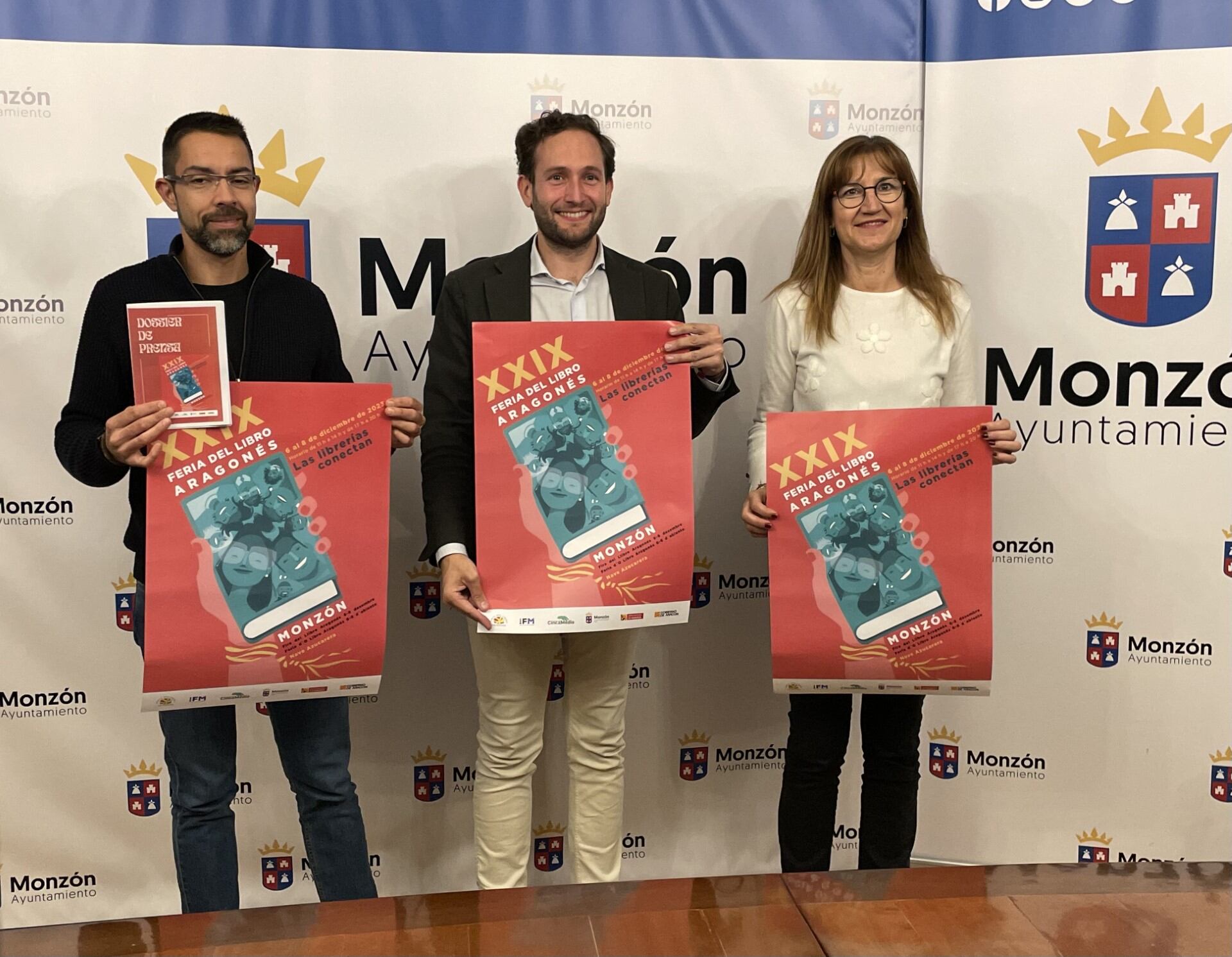 Presentación de la Feria del Libro Aragonés en Monzón