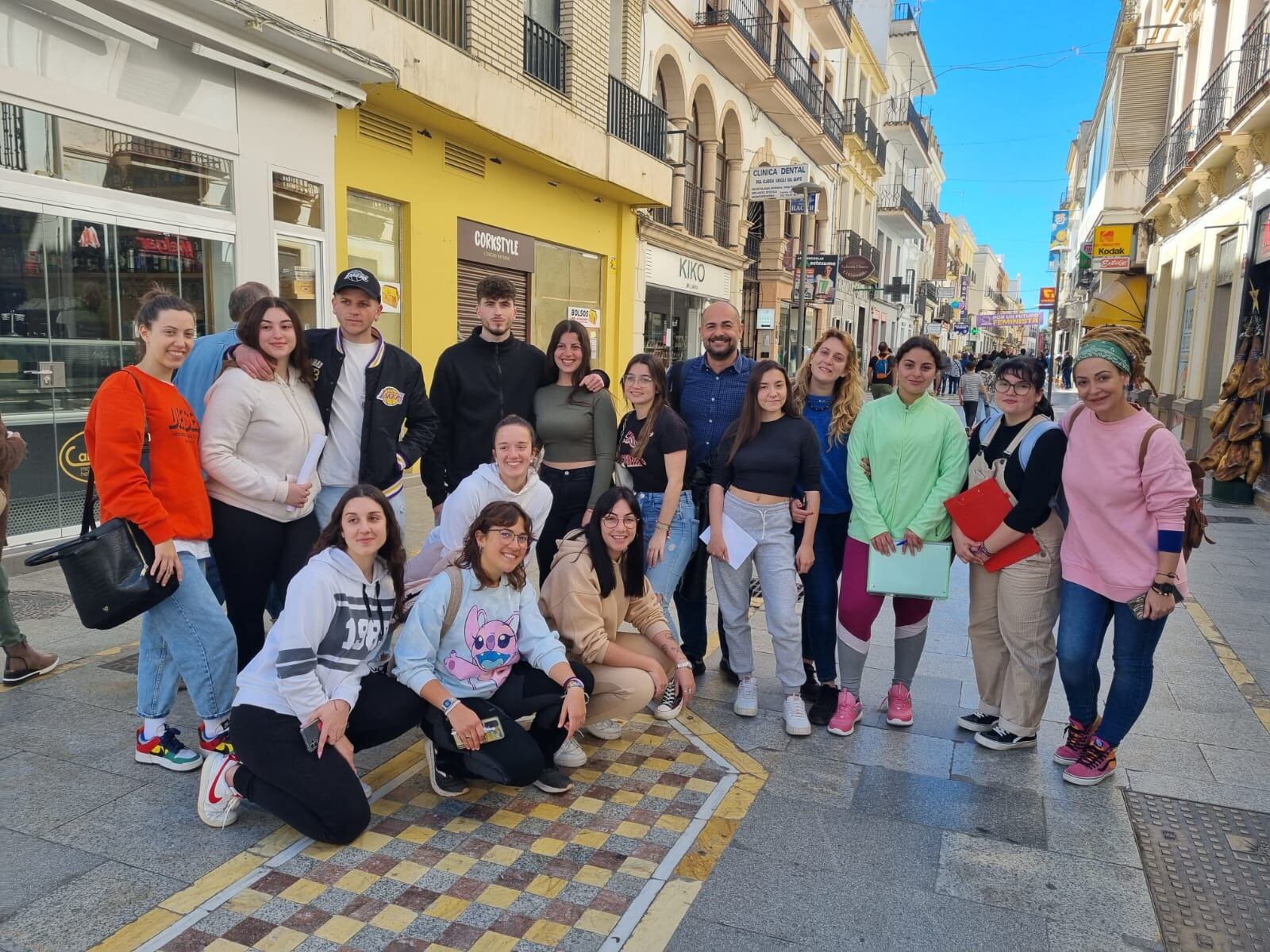 Alumnos del ciclo de Integración Social del I.E.S. Pérez de Guzmán