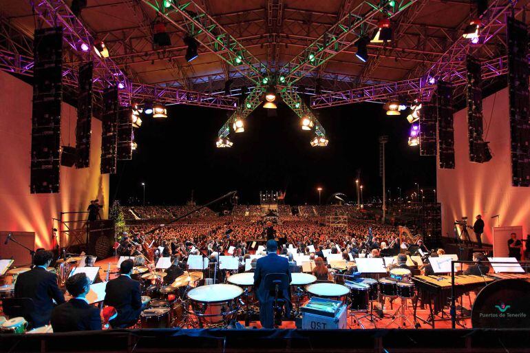 El concierto se podrá seguir en directo desde cualquier lugar de Canarias, a través de La 2 de Televisión Española y por Radio Nacional de España.