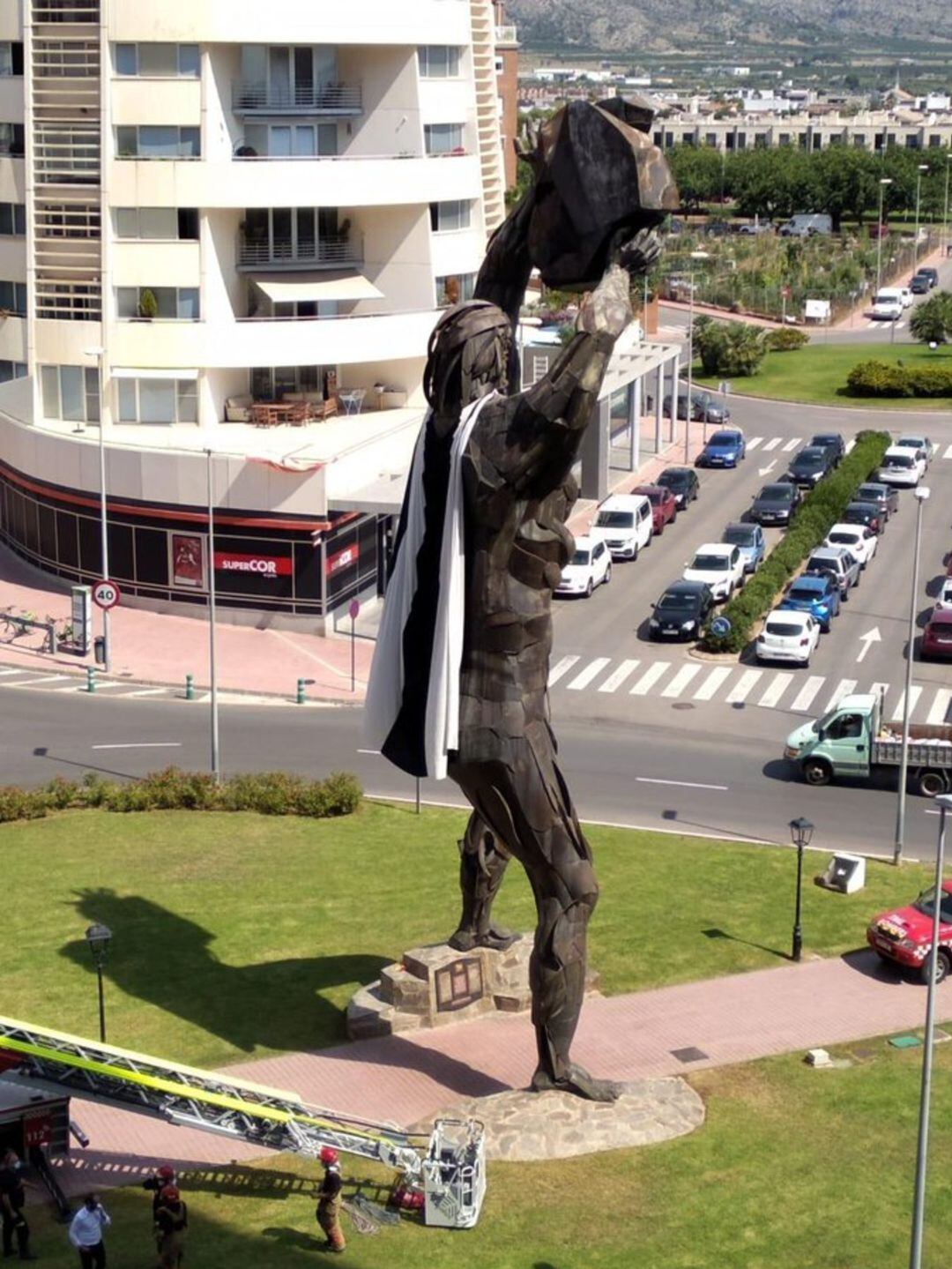 Tombatossals ya luce los colores del C.D.Castellón