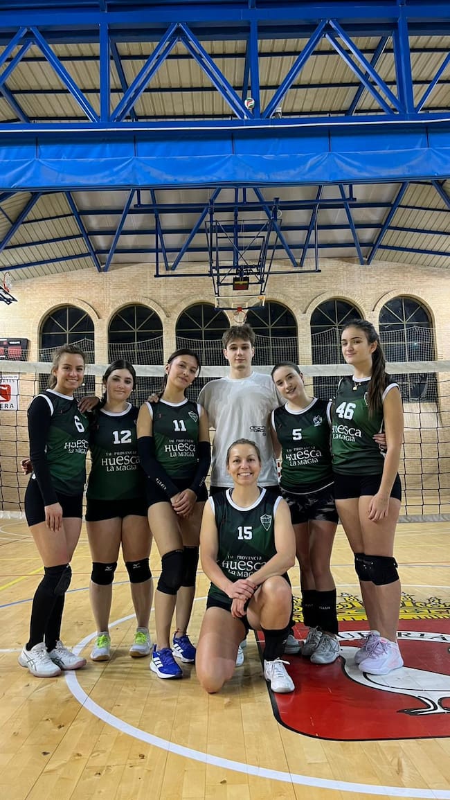 Equipos del Club Voleibol Huesca