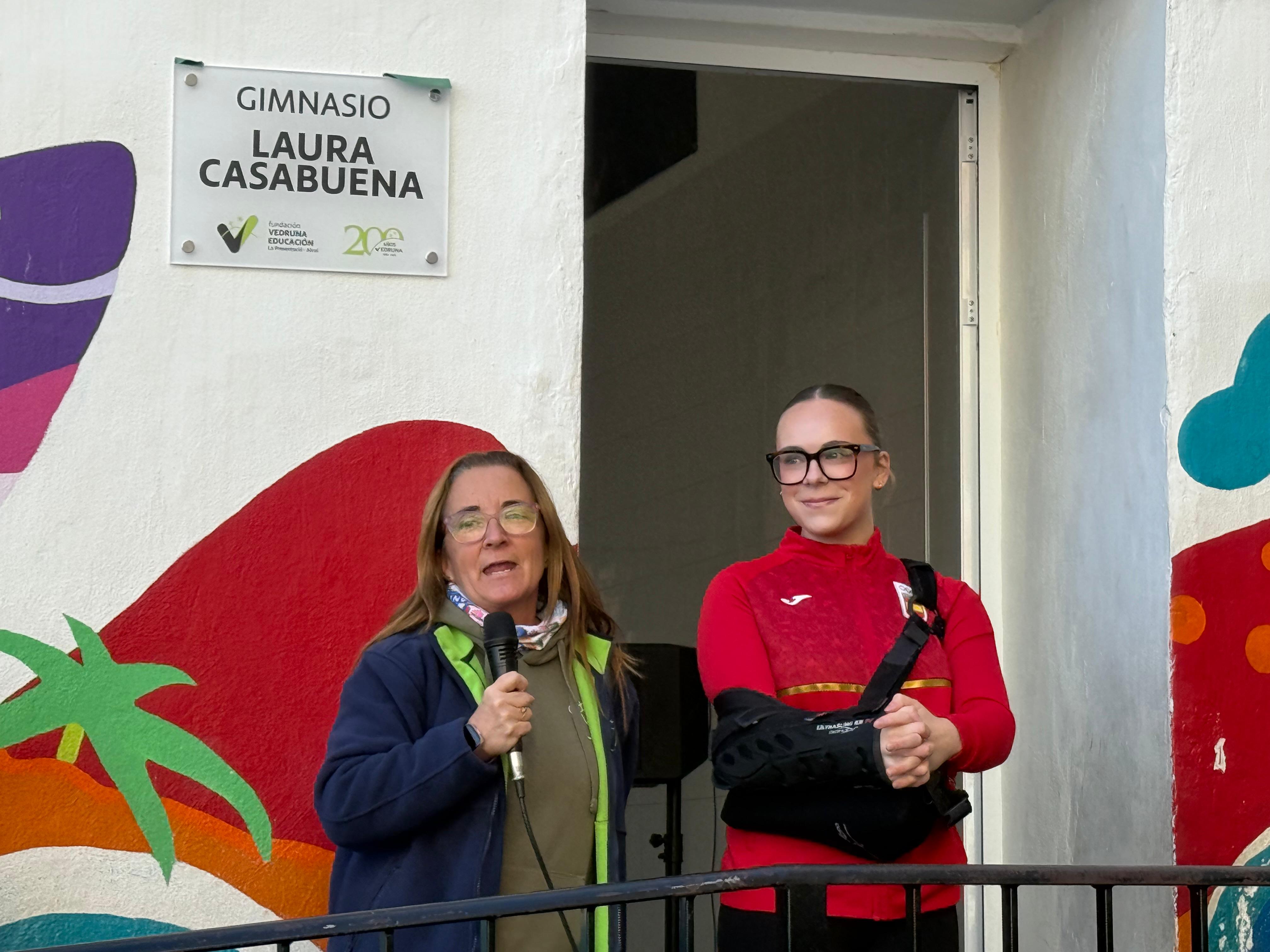 Vedruna le da el nombre de Laura Casabuena a su gimnasio