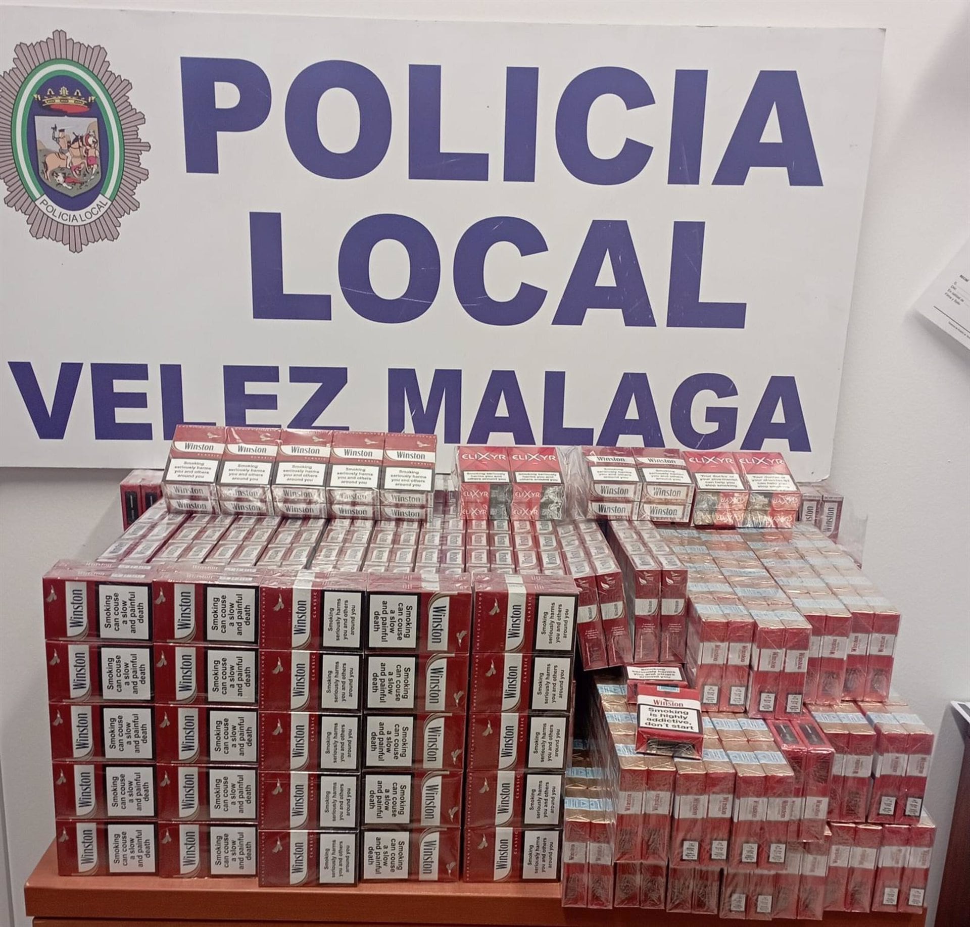 La intervención de los agentes en Torre del Mar