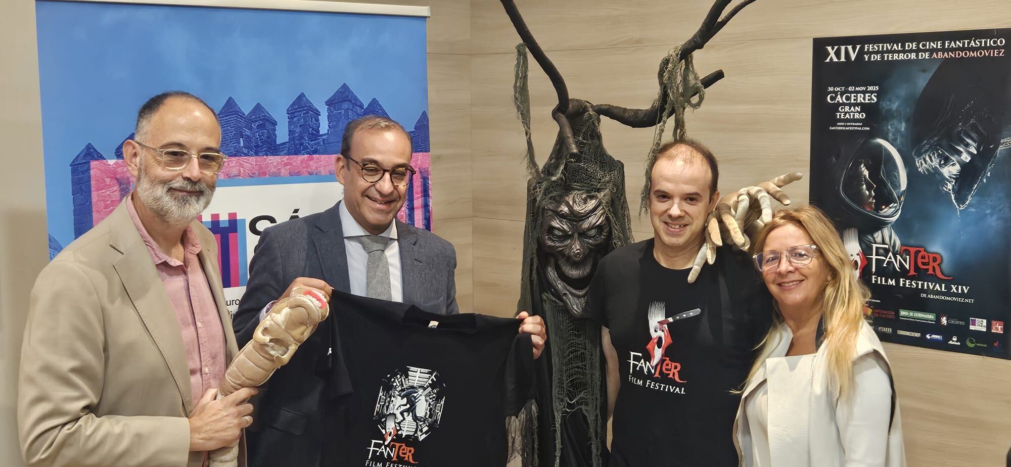 Presentación del Fanter Film Festival de Cáceres