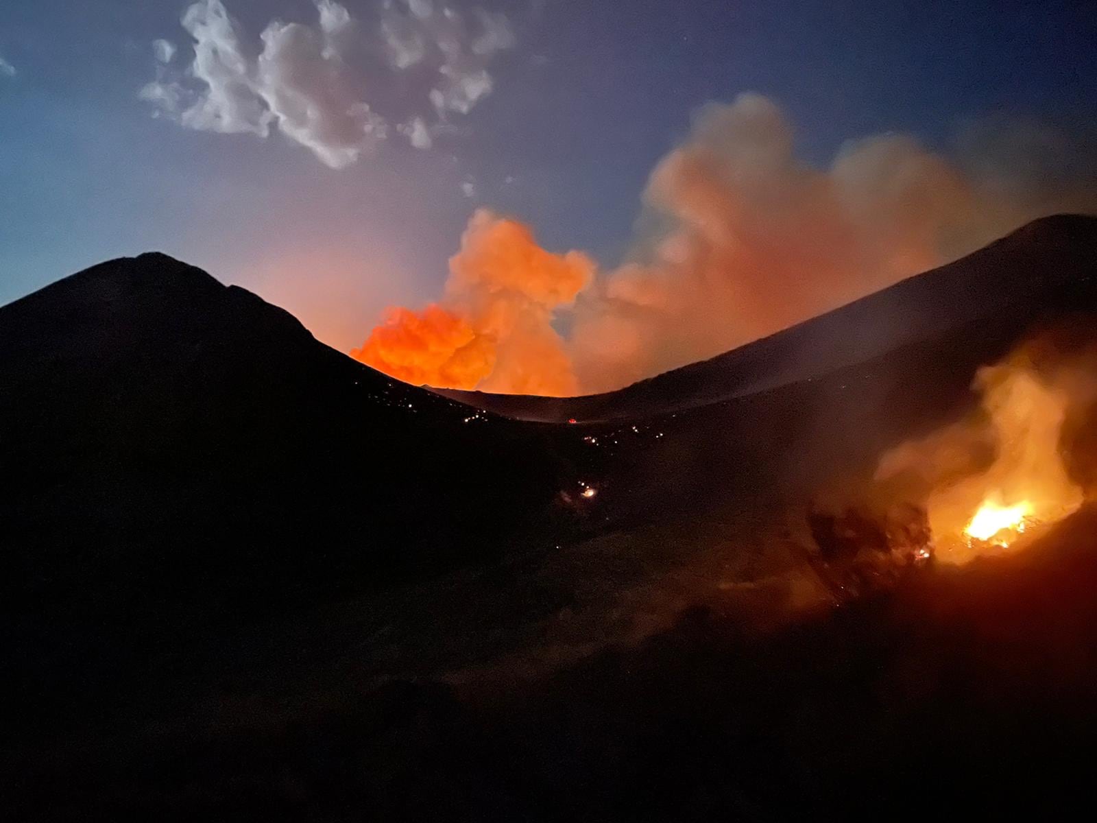 El incendio de Boca de Huérgano continúa en nivel 2