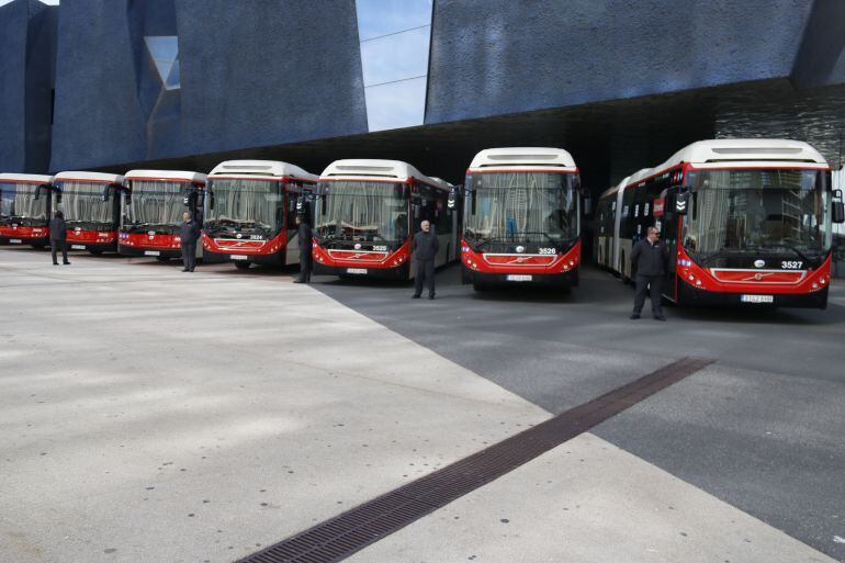 Flota d'autobusos de TMB.