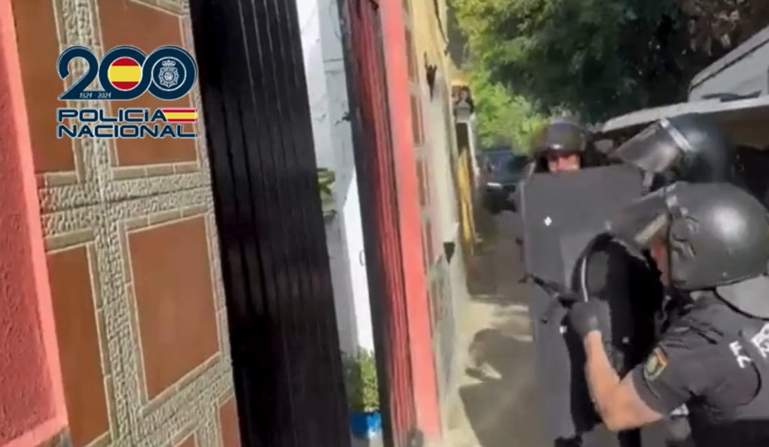 Un momento del operativo