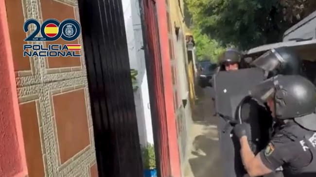 Un momento del operativo