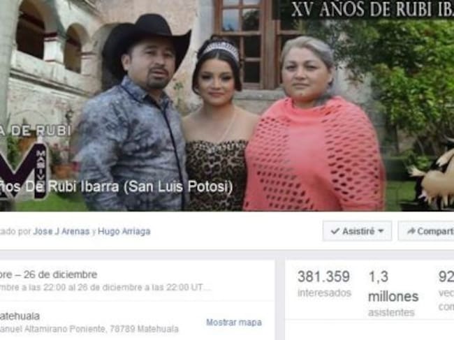 El evento suma ya más de un millon de personas que han confirmado que asistirá a la celebración.