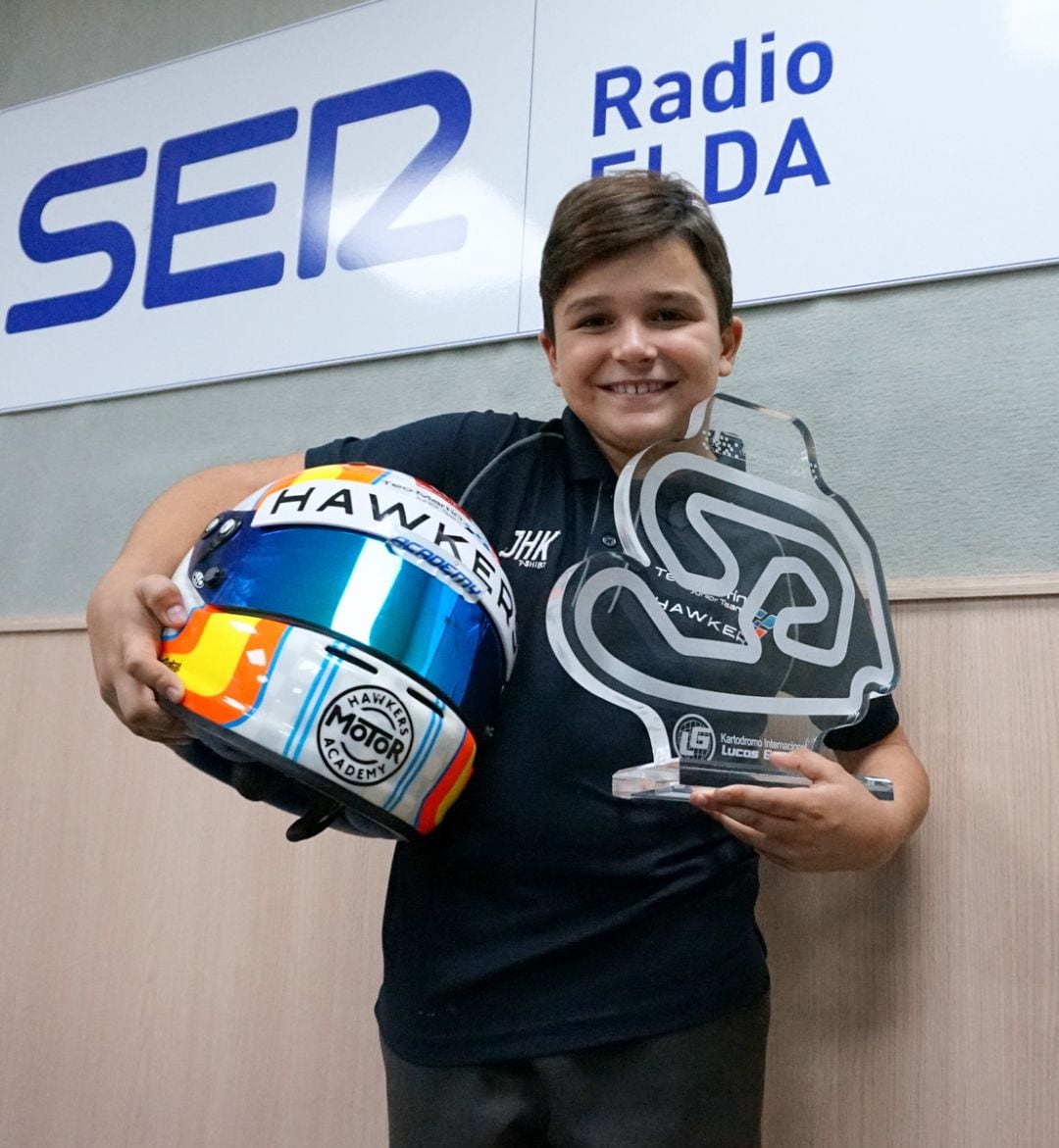 Sandro Pérez, campeón de España de karting Academy, tiene un gran futuro