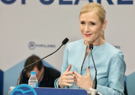 Cristina Cifuentes en el comité ejecutivo autonómico