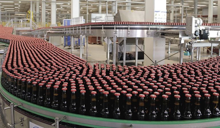 Planta de envasado de botellines de Cruzcampo