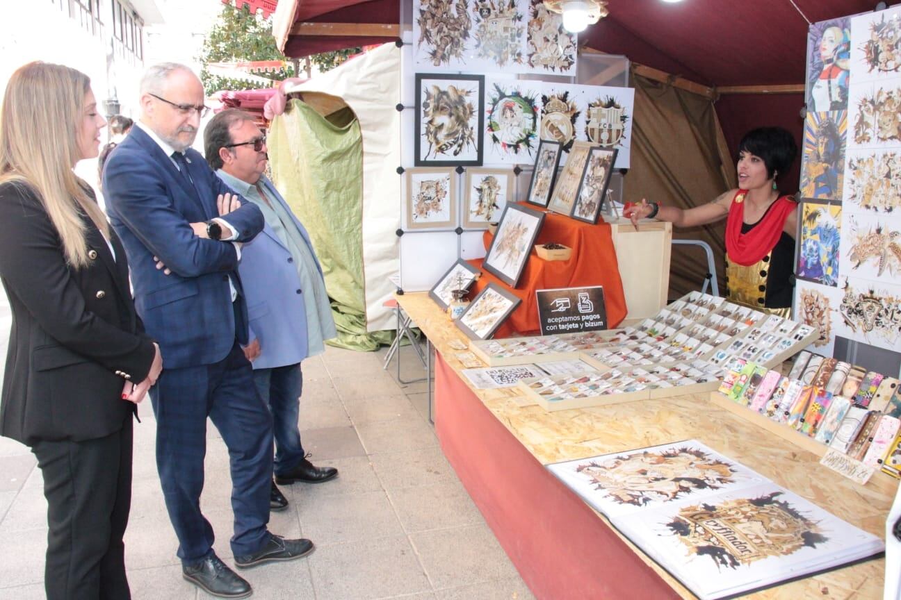 Apertura del mercado romano de la Semana Santa de Ponferrada