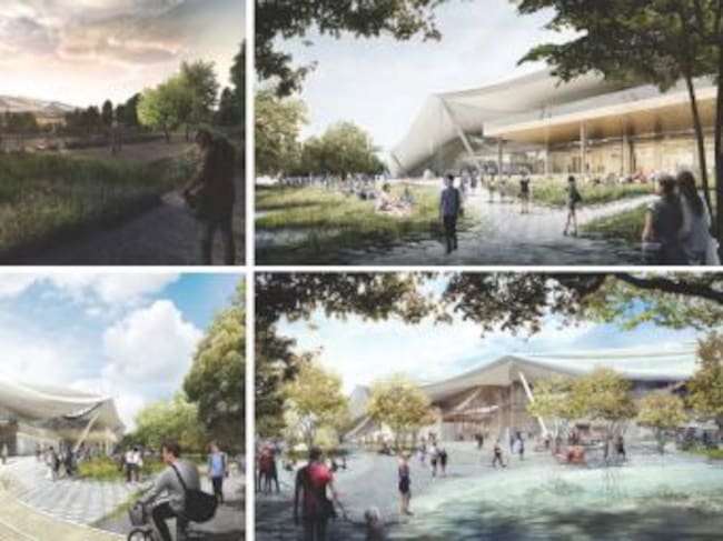 Prototipo de cómo sería el nuevo campus de Google.