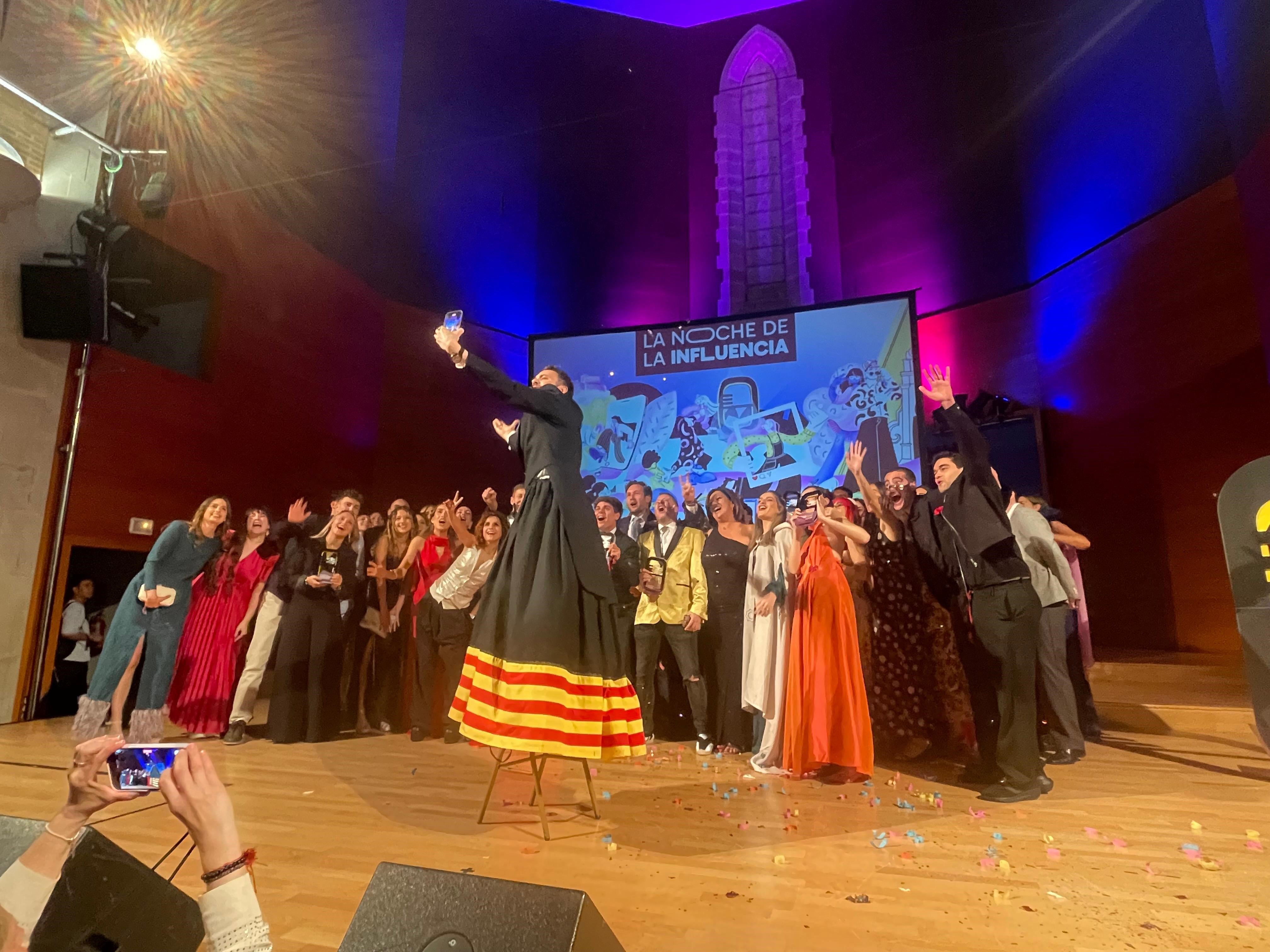 Noche de la influencia. Foto: Ayto. de Monzón