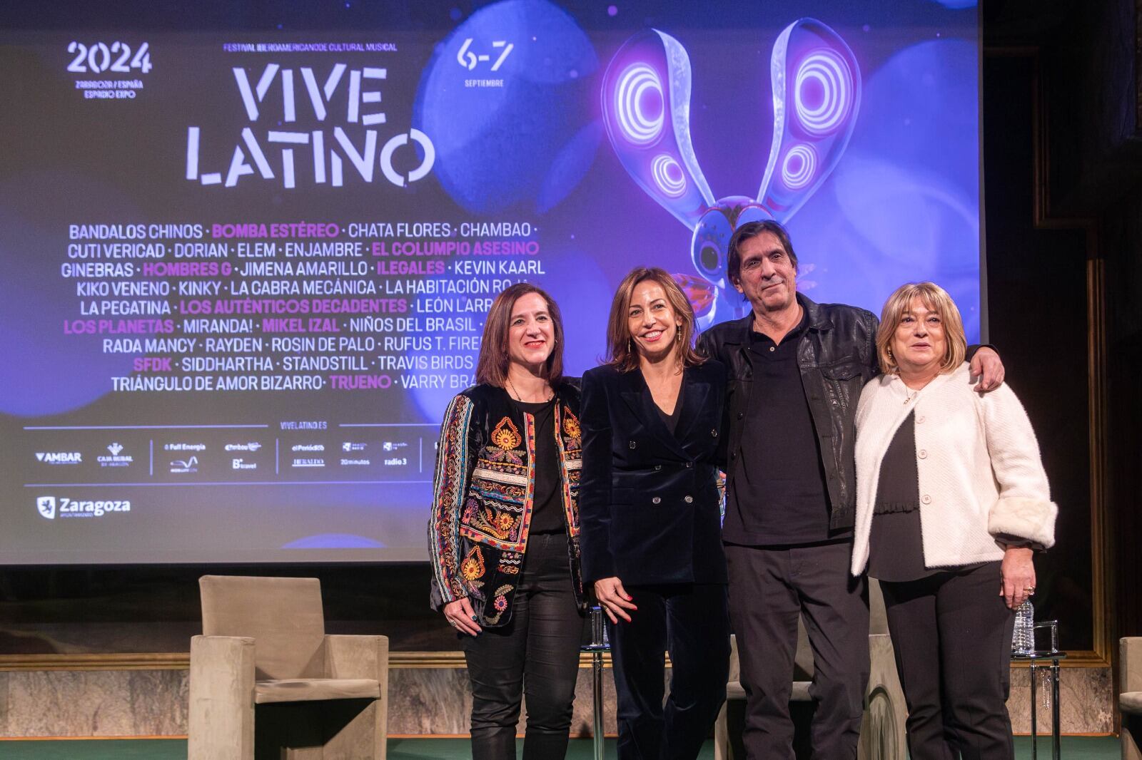 Presentación Vive Latino Zaragoza 2024