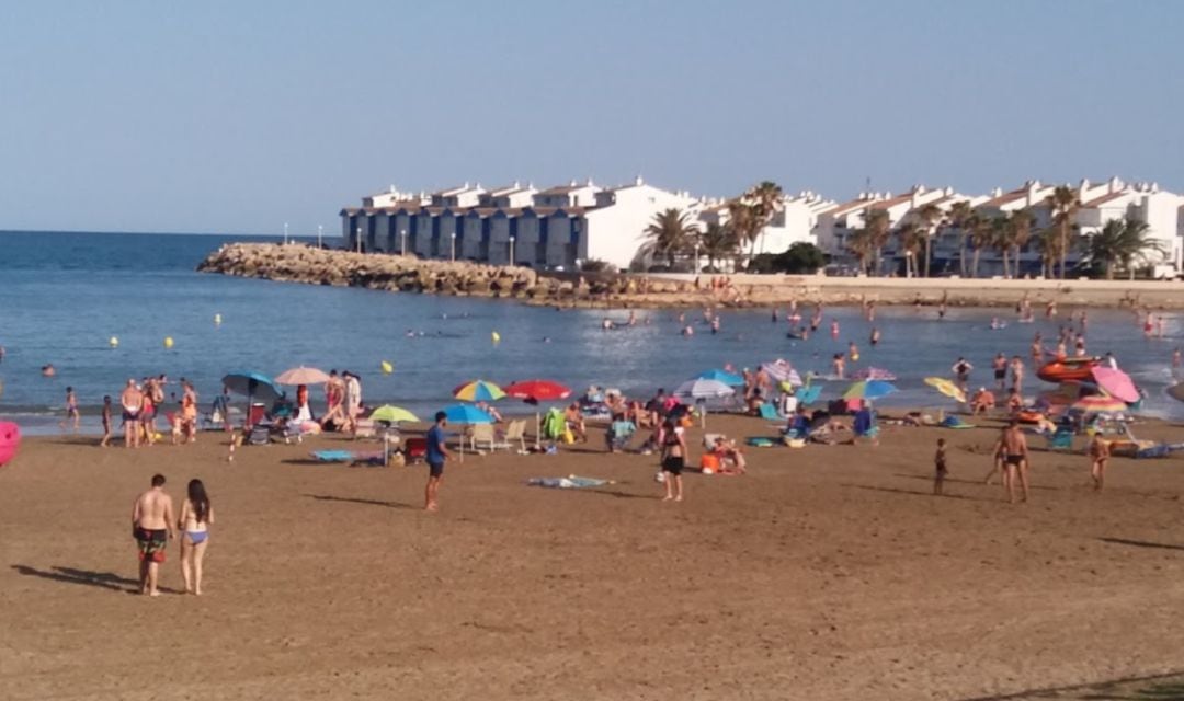 Imagen de la playa de Las Fuentes.