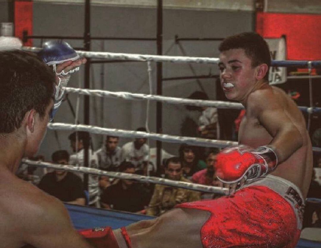 Guillermo Toledano, en plena acción