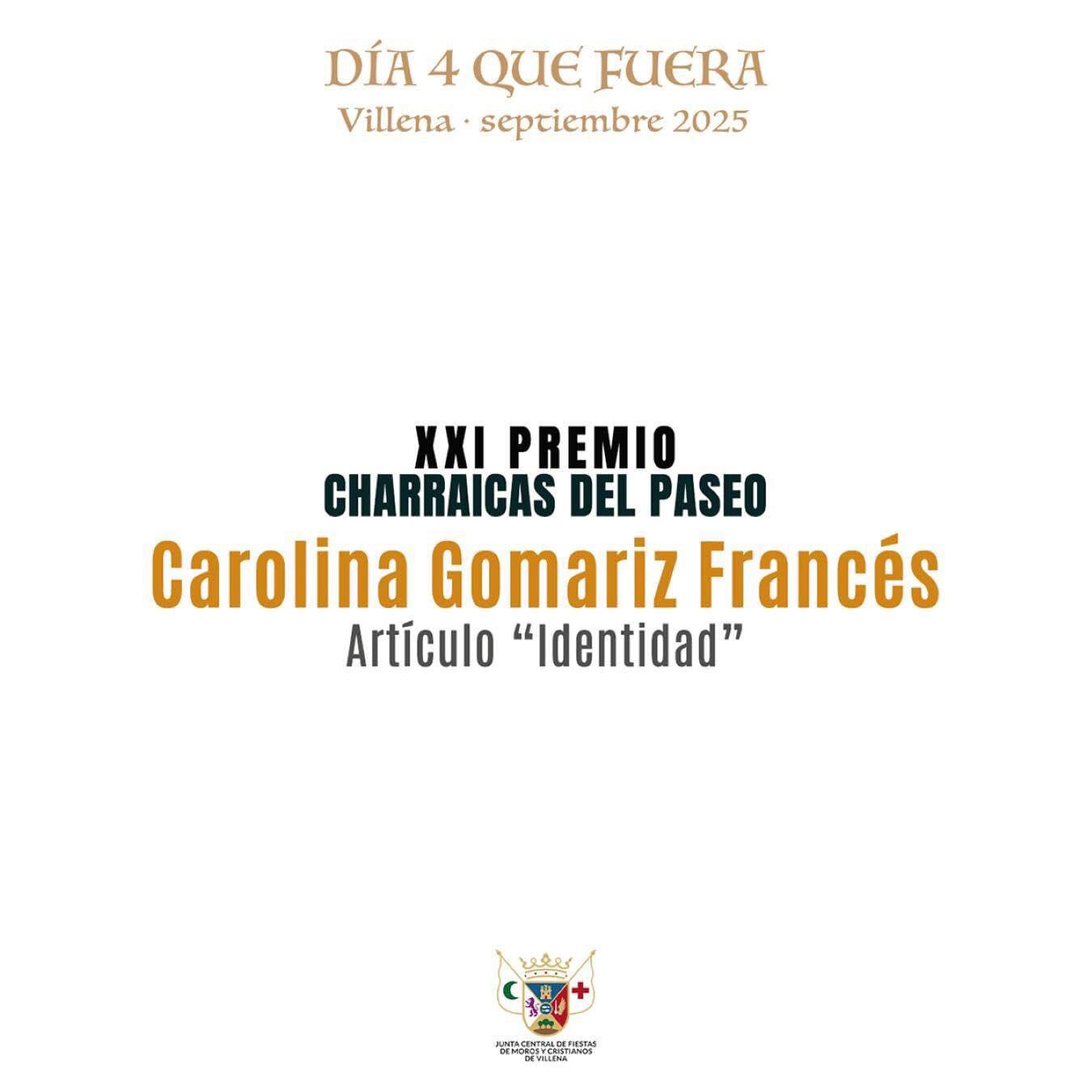 Premio "Charraicas del Paseo"