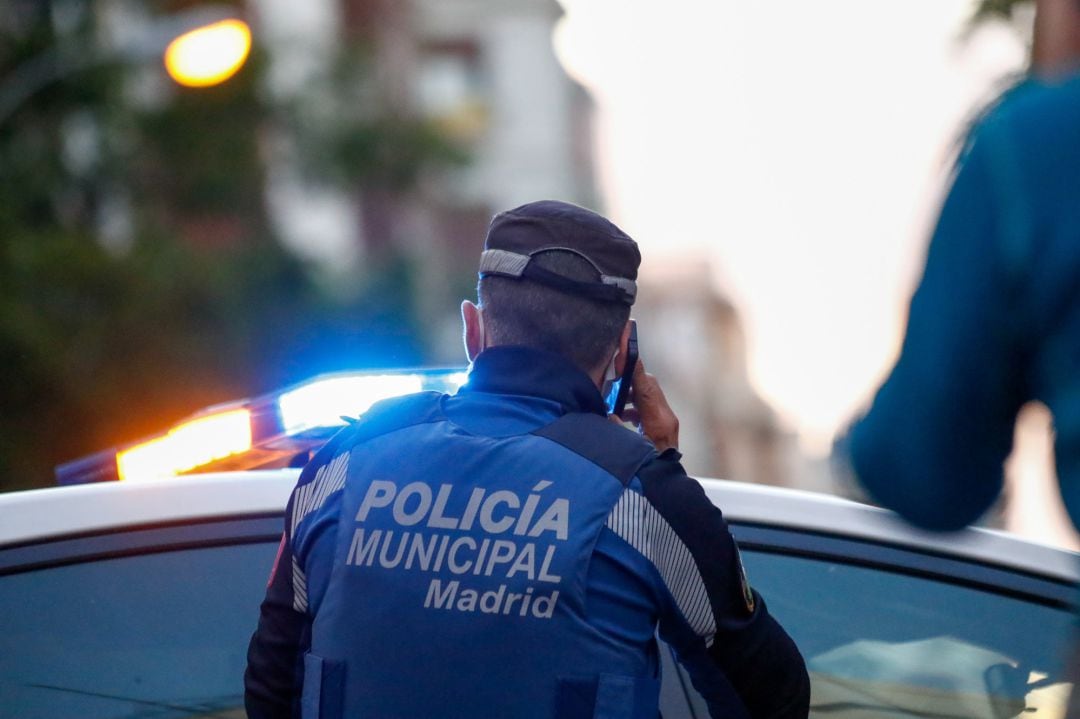 Un Policía Municipal de Madrid.