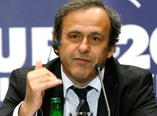 Michel Platini, presidente de la UEFA