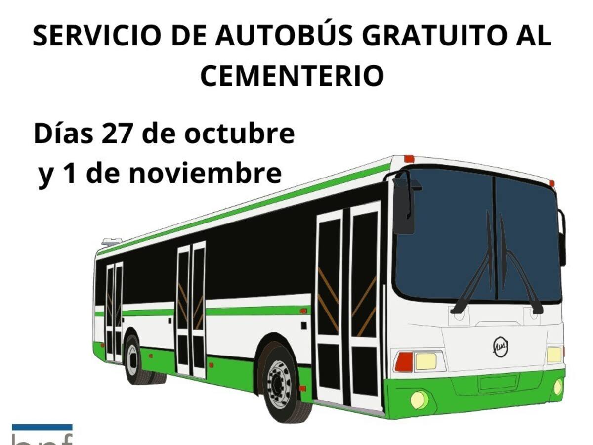 El Ayuntamiento de Binéfar habilita un autobús para acercar a los vecinos al cementerio por Todos los Santos