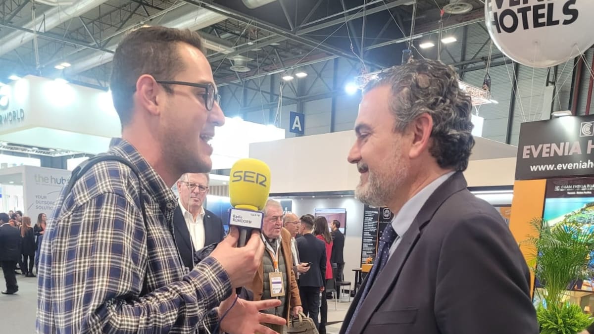 Entrevista al alcalde de l'Alfàs Vicente Arques sobre Fitur 2024