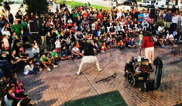Una actividad para los niños durante las fiestas de Salburua