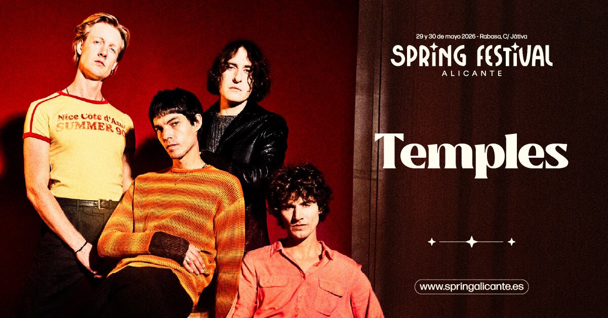 Temples, nueva confirmación de Spring Festival 2026