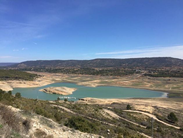 Embalse de Entrepeñas a 21 de marzo.