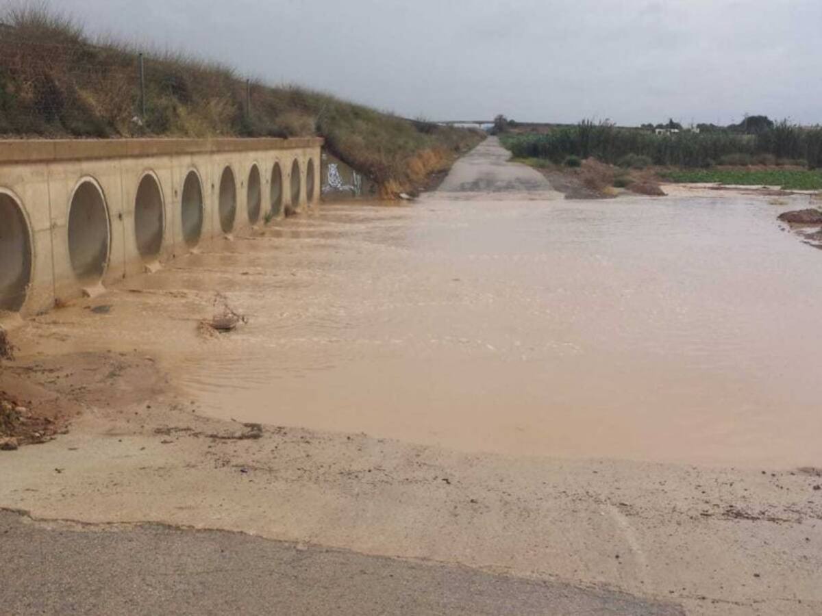 Las obras realizadas en el canal D7 están aliviando la llegada de las lluvias a Los Alcázares