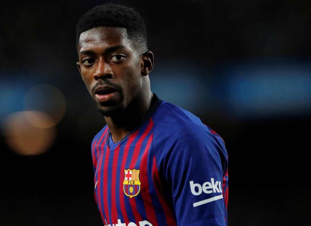 El delantero francés del Barcelona Ousmane Dembélé.