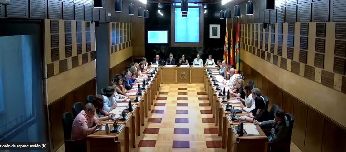 Pleno del Ayuntamiento de Huesca