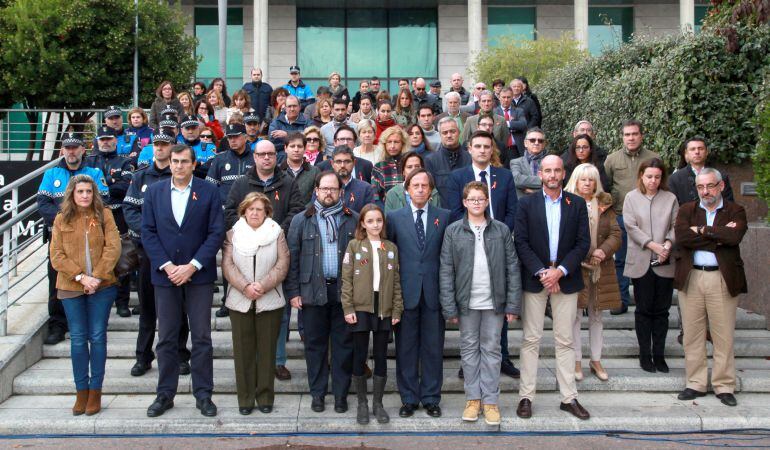Homenaje a las víctimas de accidentes de tráfico en Alcobendas