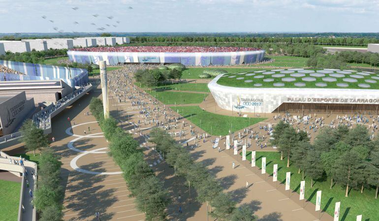 Imatge virtual de la futura anella mediterrània. 