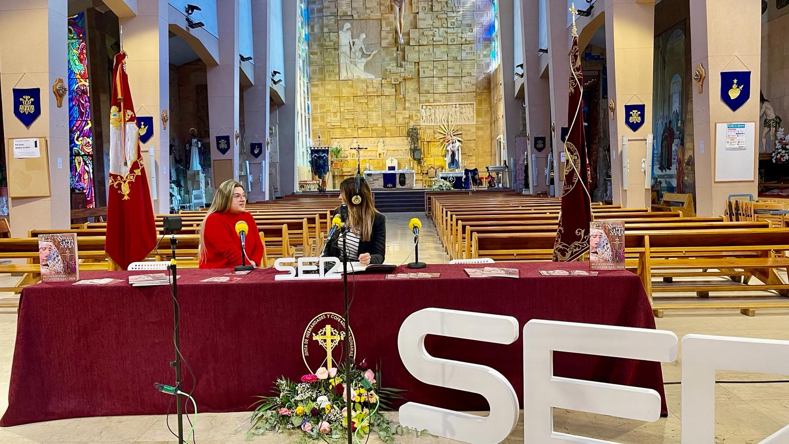 &#039;Hora Cofrade&#039;, con Encarna Talavera, desde la Iglesia de San Pedro en Alcantarilla