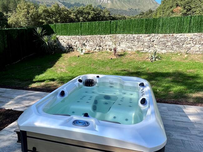 Las vistas desde el alojamiento de 'Sierra Salvada Bubbles'.