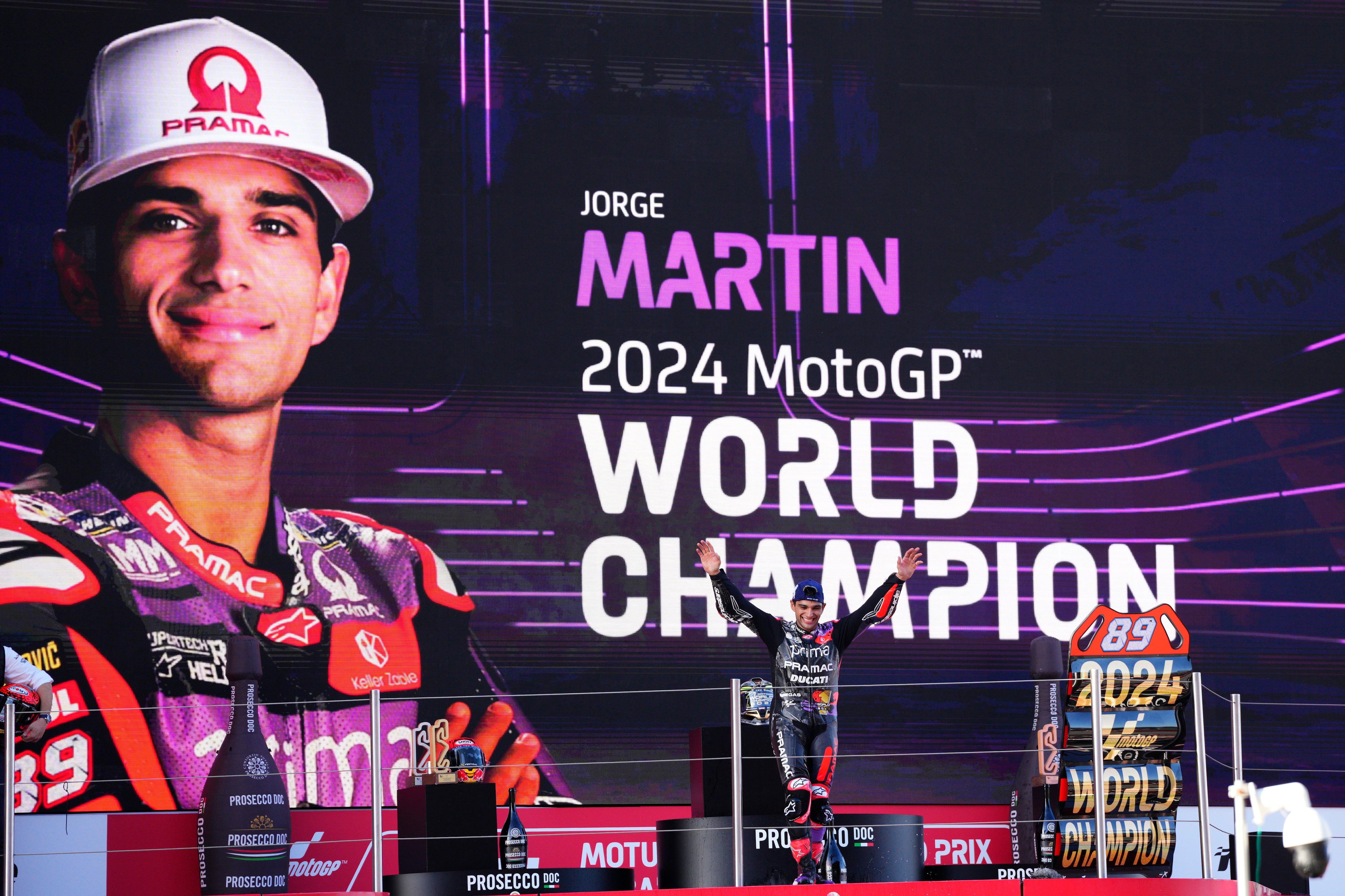 Jorge Martín, campeón del mundo de MotoGP 2024