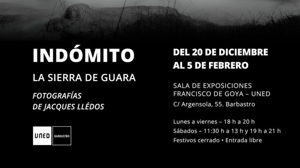 La UNED de Barbastro acoge la exposición "Indómito. La Sierra de Guara"