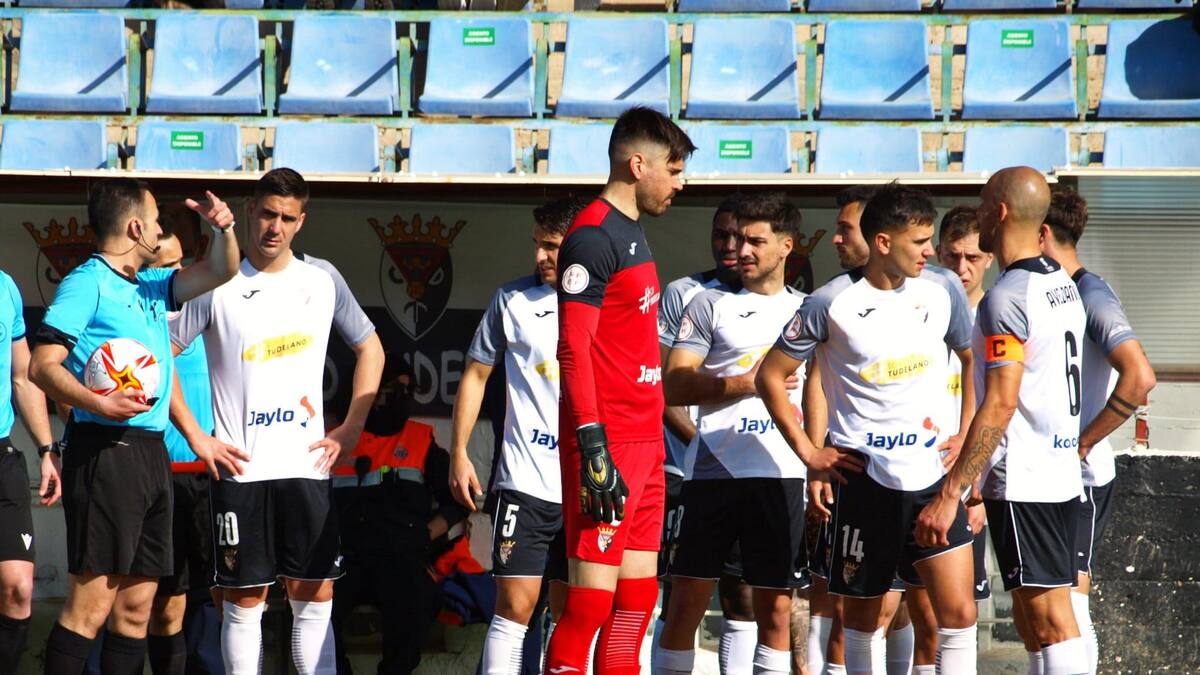 Lucas Aveldaño, capitán del Tudelano: "Todavía estamos con vida"