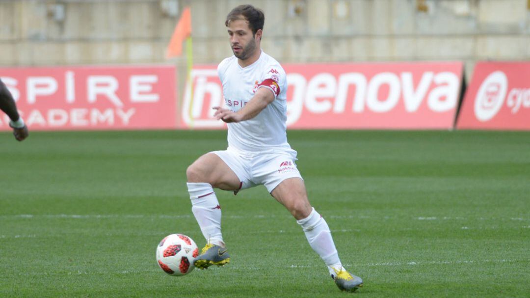 Martínez, durante uno de sus partidos con la Cultural