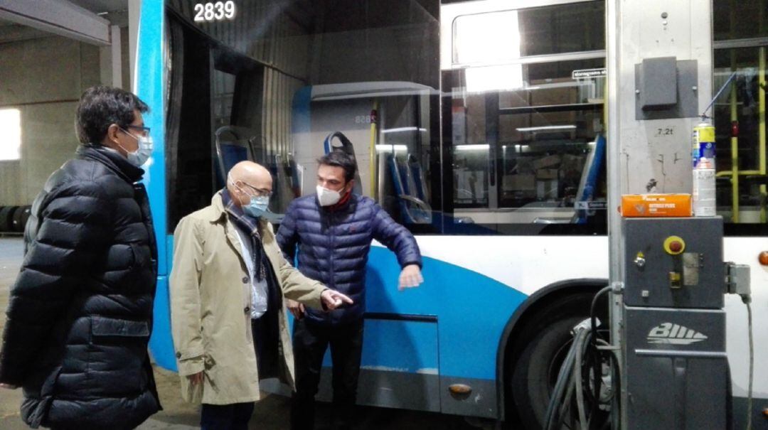 Visita del concejal de tráfico a las instalaciones de Avanza