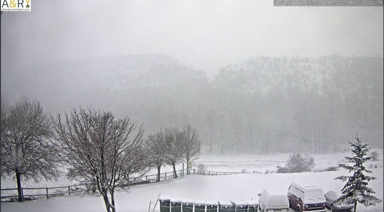 Refugio de Linza este sábado por la tarde