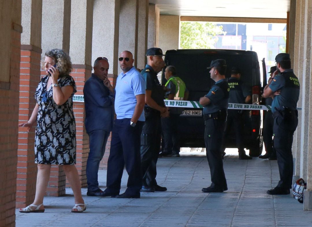 Escenario del crimen machista en Maracena (Granada)