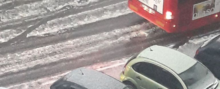 Granizada en Los Rosales